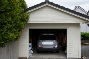 garageport bil i garage